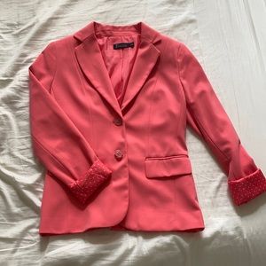 Pink blazer